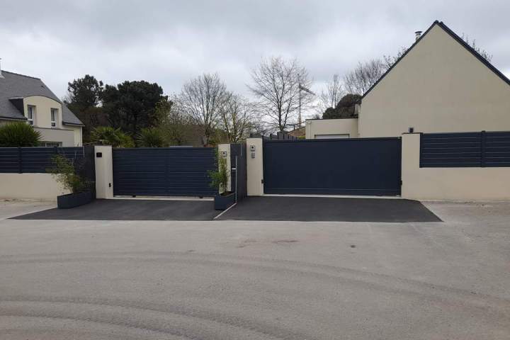 Nous travaillons avec divers matériaux pour des portails personnalisés uniques.