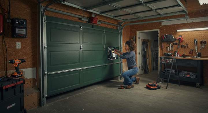 réparer une porte de garage