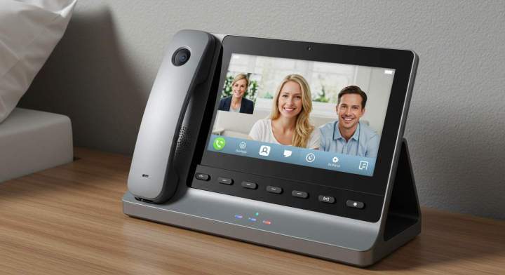 un visiophone